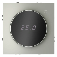 Изображение Терморегулятор электронный VOLTUM S70 с индикацией и датчиком, для теплого пола, (сталь)